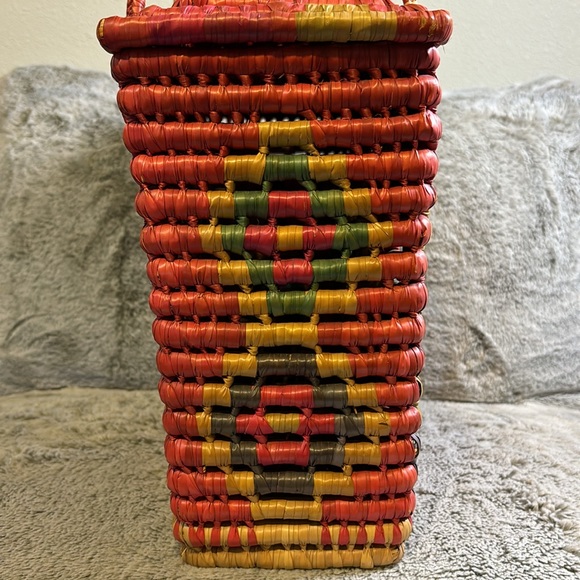 Vintage African Woven Tote Bag - Picture 6 of 11